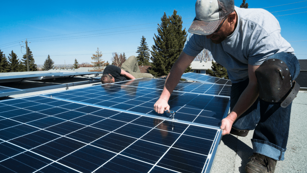 Installing Solar Panels on a Flat Roof
